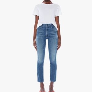 New MOTHER Mid Rise Dazzler Ankle 27